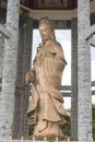 The statue of the Kuan Yin at The Kek Lok Si Temple Royalty Free Stock Photo