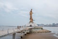 Statue of kun iam the goddess Royalty Free Stock Photo