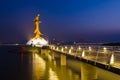 Statue of kun iam macau famous landmark of macao china