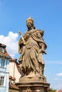 statue of Kunigunde of Luxembourg in Bamberg Germany Royalty Free Stock Photo