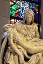 Statue of La Pieta inside the Manila Cathedral, Manila, Philippines