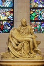 Statue of La Pieta inside the Manila Cathedral, Manila, Philippines