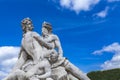 Statue La Seine et la Marne Tuileries Garden in Paris Royalty Free Stock Photo