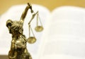 Statue of Lady Justice (Justitia) Royalty Free Stock Photo
