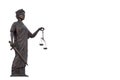 Statue of Lady Justice, Scales of Justice, Legal law concept Royalty Free Stock Photo