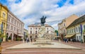 Statue of Lajos Kossuth at Klauzal Square in Szeged, Hungary