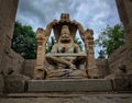 Statue of Lakshmi Narasimha Temple at Hampi