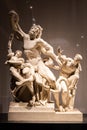 Statue of Laocoon and his sons, famous ancient scultures - Property Vatican Museum