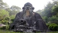 Statue of laozi on qingyuanshan mountain, adobe rgb