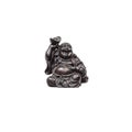 Statue laughing Buddha - Budai or Hotei. isolated cheerful monk Royalty Free Stock Photo