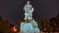 Statue of Le Loi Emperor In Central Of Thanh Hoa City, Vietnam. Royalty Free Stock Photo