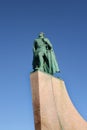 Statue of Leif Eriksson Royalty Free Stock Photo
