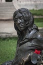 Statue of Lennon in Parque Lennon Royalty Free Stock Photo