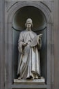 Statue of Leon Battista Alberti, Florence, Italy Royalty Free Stock Photo