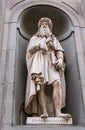Statue of Leonardo Da Vinci Royalty Free Stock Photo
