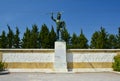 The statue of Leonidas in Thermopylae, Greece