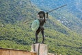 Statue of Leonidas in Thermopyles, Greece