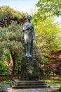 Statue of Lesya Ukrainka at High Park Toronto. Royalty Free Stock Photo