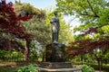Statue of Lesya Ukrainka at High Park Toronto. Royalty Free Stock Photo