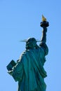 Statue of Liberty back side Royalty Free Stock Photo