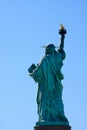 Statue of Liberty back side Royalty Free Stock Photo