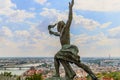 Statue of Liberty in Budapest Royalty Free Stock Photo