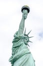 Statue of Liberty on clear sky, New York City, USA Royalty Free Stock Photo