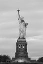 Statue of Liberty at dusk, New York City, USA Royalty Free Stock Photo