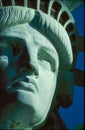 Statue of Liberty Extreme Close up of face Royalty Free Stock Photo