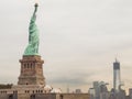 Statue of Liberty and Manhattan