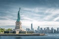 The statue of Liberty and Manhattan, Landmarks of New York City