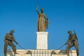 Statue of The Liberty Monument in Nicosia, erected in 1973 to honor the anti-British EOKA fighters of the Cyprus Emergency of 1955