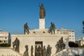 Statue of The Liberty Monument in Nicosia, erected in 1973 to honor the anti-British EOKA fighters of the Cyprus Emergency of 1955