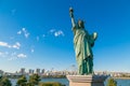 Statue of Liberty in Odaiba area, Tokyo Royalty Free Stock Photo