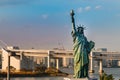 Statue of Liberty in Odaiba, Tokyo, Japan Royalty Free Stock Photo