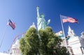 Statue of Liberty replica in New York Resort, Las Vegas Royalty Free Stock Photo