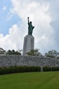 Statue of Liberty replica at Liberty Park in Vestavia Hills in Alabama Royalty Free Stock Photo