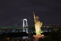 Statue of Liberty replica in Tokyo, Japan Royalty Free Stock Photo