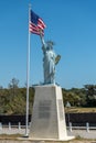 The statue of liberty in Soulac, in France.