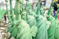 Statue of Liberty souvenirs at a tourist shop in New York City Royalty Free Stock Photo