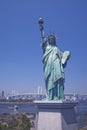 The Statue of Liberty in Tokyo Daiba Royalty Free Stock Photo