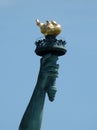 Statue of liberty torch Royalty Free Stock Photo