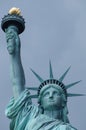 Statue of Liberty torch and face Royalty Free Stock Photo