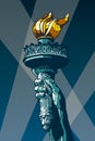 Statue of Liberty Torch. Royalty Free Stock Photo