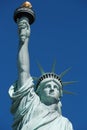 Statue of Liberty, clear blue sky in New York Royalty Free Stock Photo