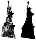 Statue of Liberty vector illustration Royalty Free Stock Photo