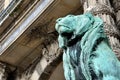 Statue lion in Louvre museum