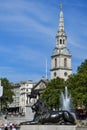 Trafalgar square in London Royalty Free Stock Photo