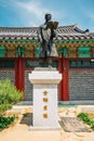 Statue at Literary village of Kim you jeong in Chuncheon, Korea