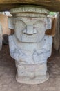 Statue located at Alto de los Idolos archeological site